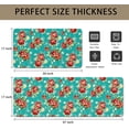 thumbnail image 2 of Kitchen Mats for Floor Set of 2 Pieces Kitchen Rugs and Mats Non Skid Washable Kitchen Floor Mat(17" Wx30 L+17" Wx 47" L Teal), 2 of 2