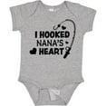 thumbnail image 3 of Inktastic I Hooked Nana's Heart with Fishing Rod Boys or Girls Baby Bodysuit, 3 of 5