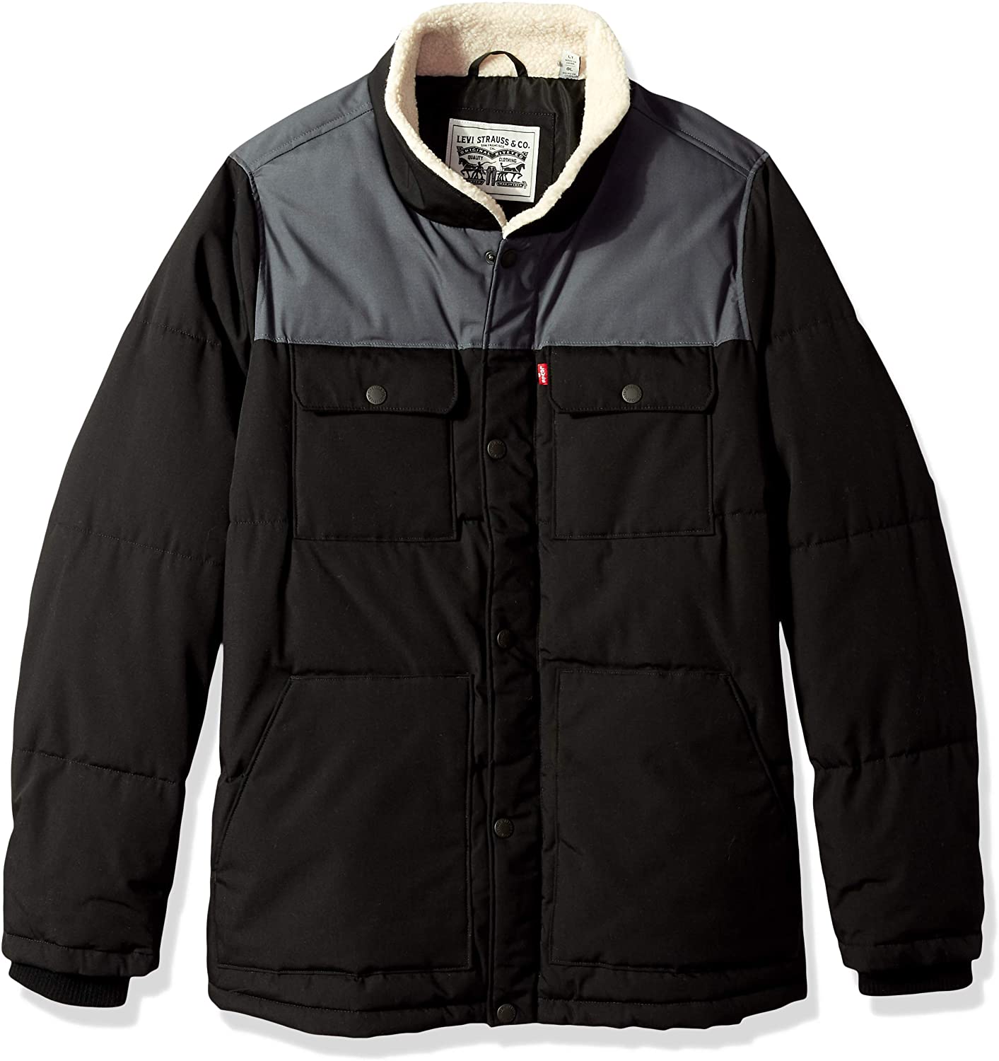 levi's quilted shirt jacket