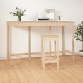 thumbnail image 4 of vidaXL Table de Bar 180x80x110 cm Bois Massif Pin, 4 of 5