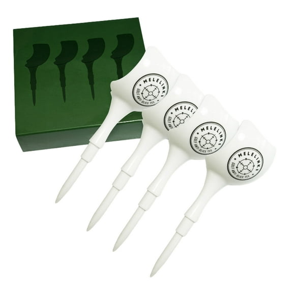 4 Pcs T-Shirts de Golf en Plastique Porte-Balles de Golf 10cm Portable avec Cible pour Entraînement de Golf Sports Blanc
