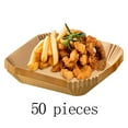 thumbnail image 2 of 50 Pcs Non-stick Disposable Air Fryer Liners Parchment Paper Oven Liners Rectangle Shape Design Baking Suppies Durable, 2 of 8