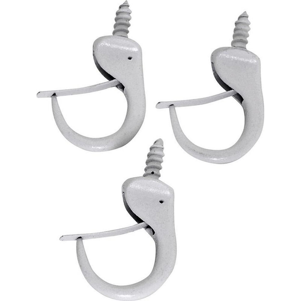 ProSource Safety Cup Hook Steel White Painted