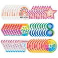 thumbnail image 2 of Ghojet 48Pcs Calm Stickers Set 6 Styles Tactile Rough Textured Stickers Cute Reusable Sensory Stickers with Strong Adhesive Backing Funny Calming Stickers for Kids Adults School Classroom, 2 of 11
