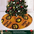 thumbnail image 6 of FMSHPON Halloween Pumpkin Xmas Christmas Tree Skirt Stand Mat for Holiday Party Decoration Indoor Outdoor 36 inches, 6 of 6
