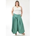 thumbnail image 4 of Pantalon tipo palazzo Roman Fashion /Tallas Extras, 2632 (Menta) verde claro 40, 4 of 6