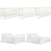 Dream On Me Arlo 5 In 1 Convertible Crib in White