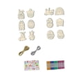 thumbnail image 2 of Kit de carillón de viento de Pascua de madera para manualidades y manualidades para cumpleaños de niños y niñas Estilo C, 2 of 9