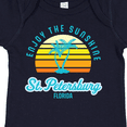 thumbnail image 4 of Inktastic Summer Enjoy the Sunshine St. Petersburg Florida in Blue Boys or Girls Baby Bodysuit, 4 of 5