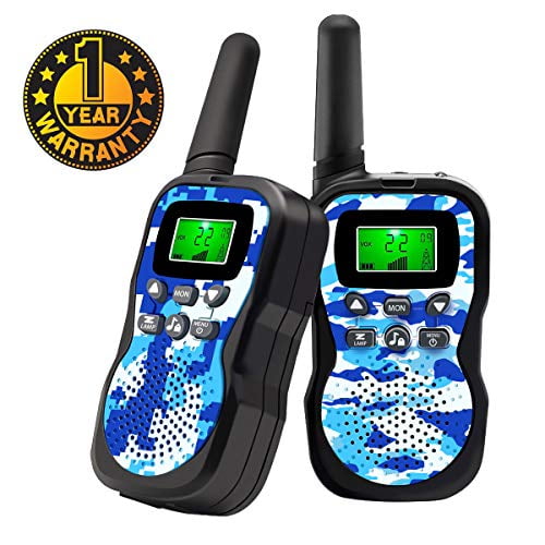Walkie Talkies For Kids , Range Up to 3 Miles With Backlit LCD Display