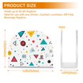 thumbnail image 4 of Yayeee Napkin Holder for Table Kitchen Paper Tissue Organization, Red Simple Shapes, 4 of 8