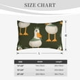 thumbnail image 4 of Fuzoiu Mallard Ducks Wild Birds Print Fuzzy Pillowcases, Super Soft Pillow Case Cover with Zipper for Bedroom, Sofa, Couch,Cozy Pillow Shams for All Seasons-16"x24", 4 of 6