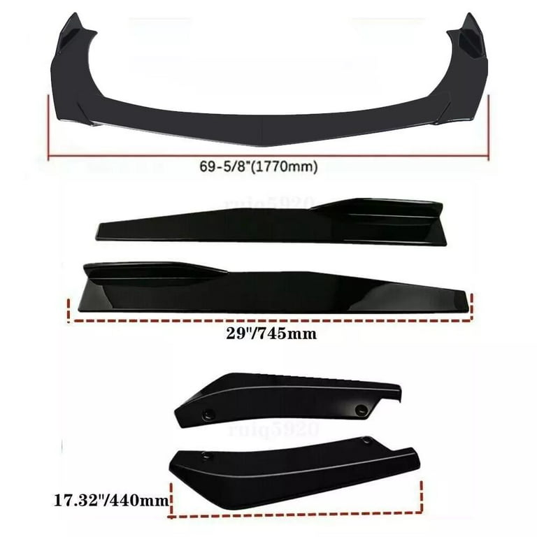 Booming up For Acura RSX 2002-2006 Front Bumper Lip Splitter