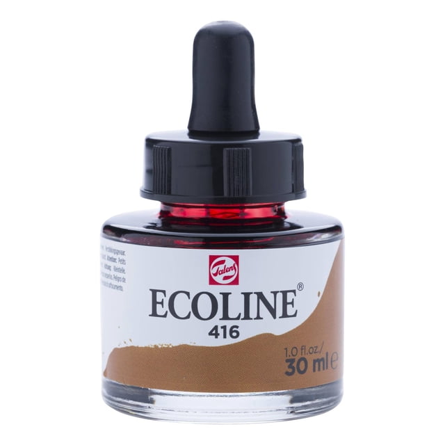 Acuarela Líquida Ecoline 30ml Royal Talens cafe 30 ml