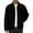 Black Sweater, variant on Kinrui Men's Cotton Jackets Lightweight Classic Casual Shacket Overshirt Stylish Spring Fall Windbreaker Full Zip Up Golf Varsity Coat with Pockets Black,S