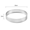 thumbnail image 6 of Household Round With Hole Breathable French Style Mousse Cake Ring Kitchen Baking Tool(10CM), 6 of 9