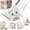 37.4in, variant on Hands Free Multi Purpose Flat Mop One Click Mini Snap Grip Easy Tap Disposable Multifunctional Lazy Clamp Dust Wall Bathroom Mop System Using Any Cloth Attachment Changing For Floor