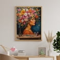 thumbnail image 6 of Diamond Art Kits for Adults, Flower Lady Portrait Art Paris 5D Diamond Painting Kits for Adults Beginners, DIY Full Drill Diamond Painting, Gem Art and Crafts 12x16, 6 of 7