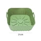 thumbnail image 3 of Sartén Para Freír Aire 2 uds revestimientos para freidora de aire antiadherente de silicona para horno herramienta de cocina para hornear verde Ndcxsfigh Libre de BPA, 3 of 3