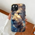 thumbnail image 2 of Mystical Lion Art Phone Case Compatible with iPhone 11/12/13/14/15/16 (Pro Max/Plus) for Men Women Creative Design Gift, 2 of 9