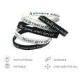 thumbnail image 3 of 18PCS Inspirational Rubber Bracelets, Encouragement Silicone Wristbands Motivational Gifts for Women Men Teen Friends, 3 of 5