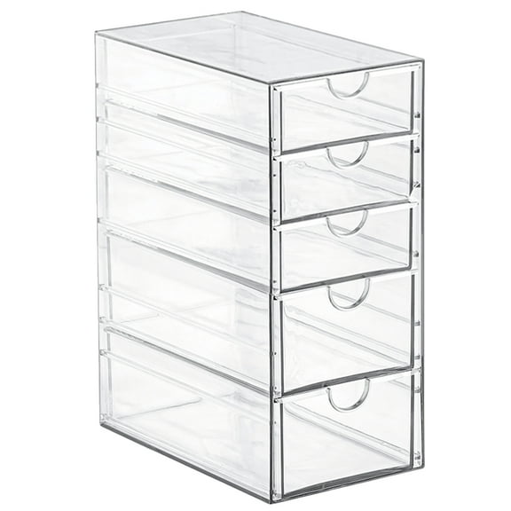 unbranded  Multi-layer Storage Box Desk Organizers Clear Drawer Office