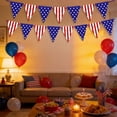 thumbnail image 5 of American Flag Themed Tableware Set with Disposable Tablecloth, 4th of July Party Supplies Including Plates, Cups, Napkins, Forks, Spoons for BBQ, Picnic, and Celebration, 5 of 8