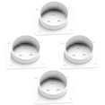 thumbnail image 4 of Miangastore 4pcs Table Leg Mount Iron White Sleek Design Furniture Legs DIY Projects, 4 of 8
