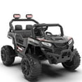 thumbnail image 5 of Xuanlur 12V Ride On UTV, Off-Road UTV Truck with Remote Control, Anti-Collision Bar, High Chassis, Anti-Slip Wheels & 4-Wheel Suspension, Black, 5 of 7