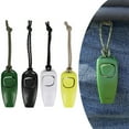 thumbnail image 2 of Mosiee Outdoor Camping Mountaineering Hiking Whistle Clicker Pp With Rope, 2 of 9