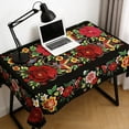 thumbnail image 6 of Forestwhale 60x120 Inches Mexican Fiesta Tablecloth Reusable Rectangle Table Covers with Art Floral for Cinco de Mayo Taco Night Birthdays Mexican-Themed Party Supplies, 6 of 9