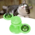 thumbnail image 4 of Cat Turntable Toy, Rotating Cat Toy Windmill Cat Toy Gentle Attractive Grind Teeth Ideal Designed With Battery In For Palying With Cats For Cats Green, 4 of 8