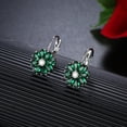 thumbnail image 3 of Gold Flower Earrings Birthstone Leverback Earrings Hypoallergenic Vintage Floral Earrings for Women Trendy, 3 of 4