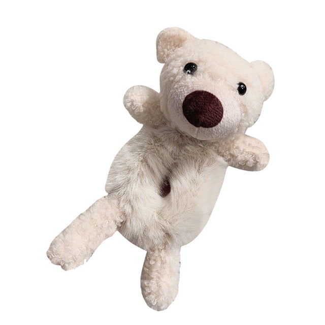 Sonducket oso de peluche, cuerda para el pelo, moda para mujer, gomas para el pelo para niña, banda elástica para el pelo, anillo para Accesorio para el cabello blanquecino