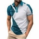 thumbnail image 1 of pstuiky Camisas de vestir de manga corta para hombre, Camisa de manga corta con cuello abatible y cremallera para hombre, a la moda y de ocio camisas casuales para hombre xxl, 1 of 2