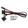 thumbnail image 2 of RC Rectangular Spotlight with High Brightness 8LED 2 Light for 1/10 RC Crawler, Suitable for Axial SCX10 90046, Redcat Gen8, 2 of 7