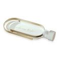 thumbnail image 1 of Soporte de esponja de baño de Acero inoxidable Advancent estante de Almacenamiento blanco, 1 of 6