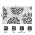thumbnail image 5 of Bohemian Retro Floral Non-Slip Entryway Door Mat,Boho Indoor Decor Durable Low Plush Door Mat,Washable Welcome Rug for Patio Hallway Home Decor 17x30 Inches, 5 of 7