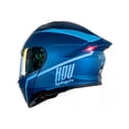 thumbnail image 3 of Casco Abatible De Moto Kov Thunder Waves Azul Con Luz Led, 3 of 5