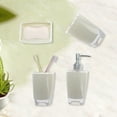 thumbnail image 3 of Unique Bargains 1 Set Reusable Bathroom Accessories Set for Bathroom Vanities Beige PS, 3 of 4