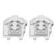 thumbnail image 1 of 2 uds RC cubierta de carcasa diferencial duradera ligera de alta resistencia RC cubierta trasera delantera para Traxxas 1/10 plata, 1 of 10