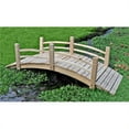 thumbnail image 1 of Shineco 4982N 6 ft. Cedar Garden Bridge, Natural, 1 of 5