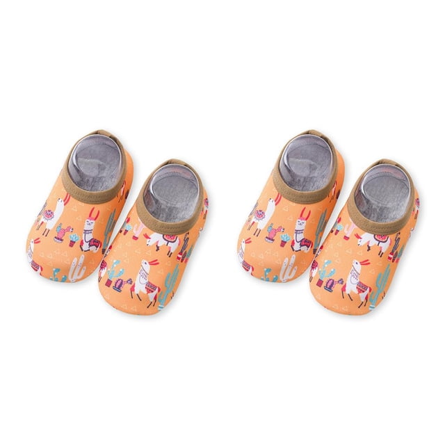 Eigraketly 1 par de zapatillas de agua para niños, suela de silicona, zapatos de natación para niños y niñas, botas subacuáticas para surf y buceo en Type2 NO2 Eigraketly CBP227692