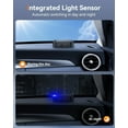 thumbnail image 6 of 4PC Car Solar Power Simulated Dummy Alarm, Vehicle Security Anti-Theft LED Flashing Fake Lamp with Light Sensor, Car Alarm Light for SUV, RV, Truck (Blue), 6 of 16