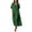 Green, variant on Ruimatai Women's Wrap V-Neck Short Sleeve Button Detail Loose Fit Casual Maxi Dresses with Pockets for Women Everyday & Vacation Wear
