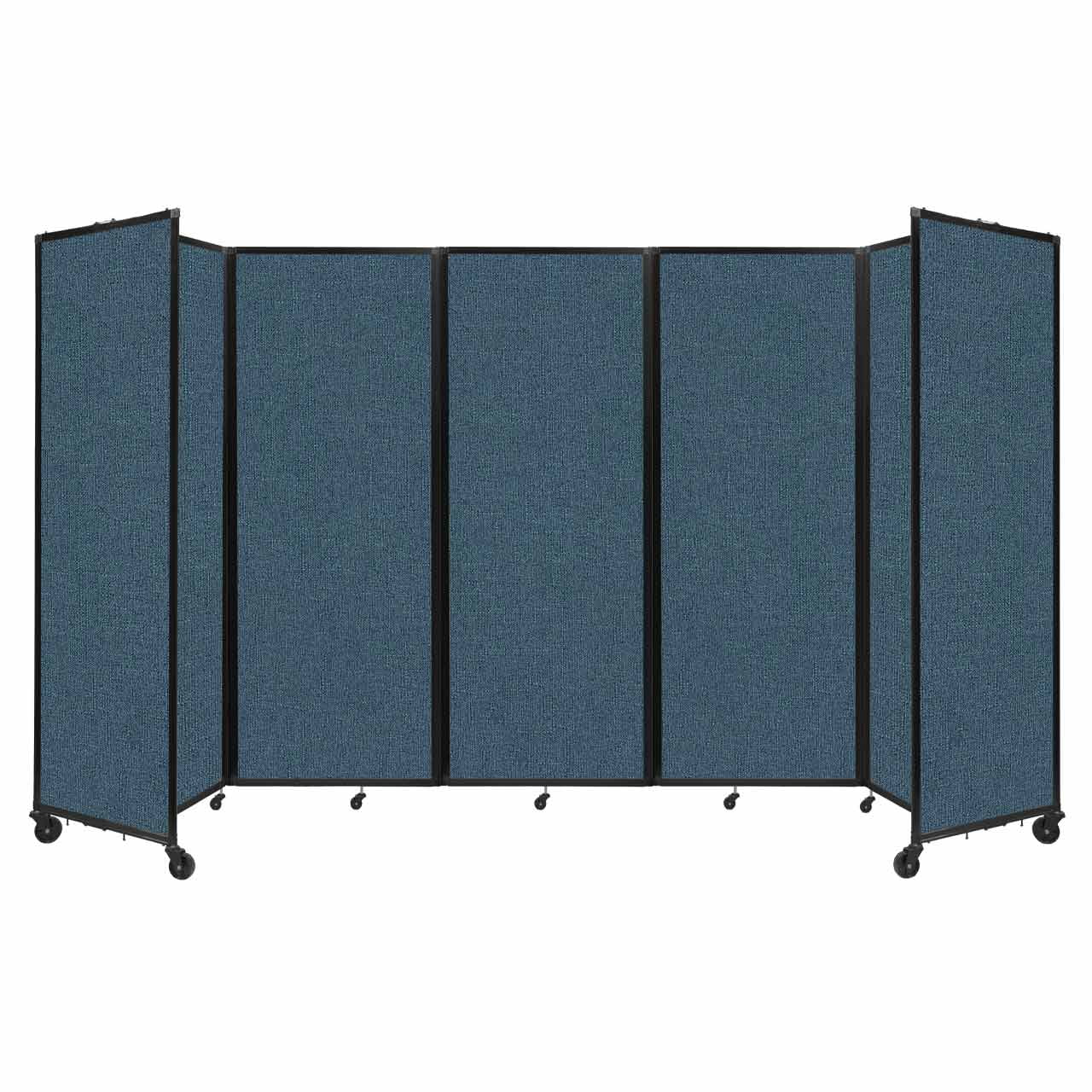 "Versare Room Divider 360 Portable Wall Partition 5 Panels Wide 14