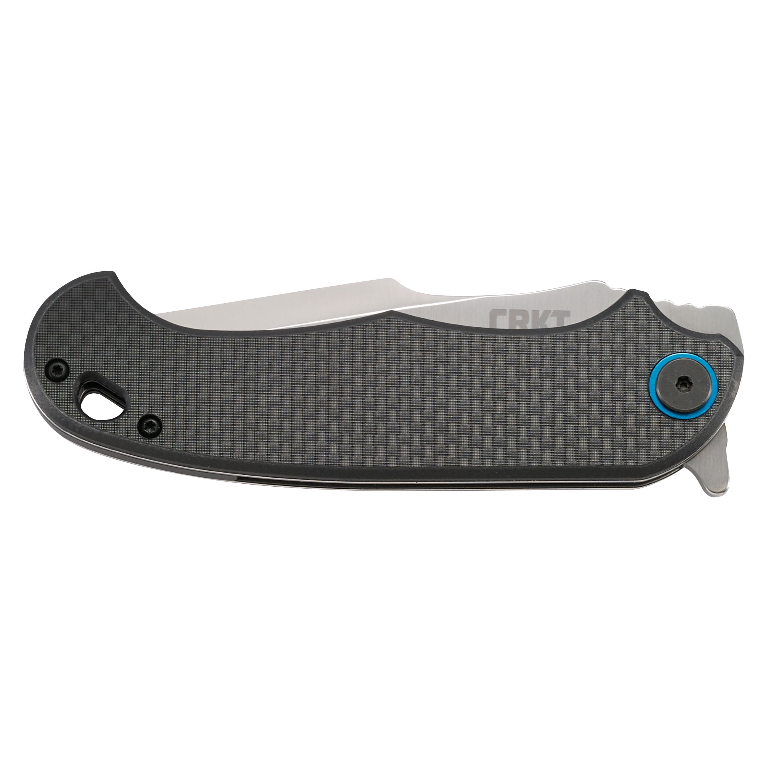CRKT P.S.D. (Particle. Separation. Device.) Assisted Folding Knife with Liner Lock: 1.4116 Plain Edge Blade, Carbon Fiber w/G10 Base Handle, Reversible Pocket Clip, 7920