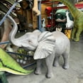 thumbnail image 4 of Standing Baby Elephant Statue, 4 of 15