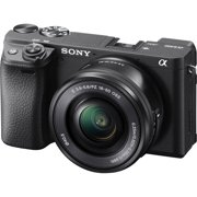 Sony a6400 ILCE-6400L - Digital camera - mirrorless - 24.2 MP - APS-C - 4K / 30 fps - 3x optical zoom 16-50mm lens - Wi-Fi, NFC, Bluetooth - black