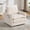 Beige, variant on Villeston Swivel Accent Chair, 36.2"W Oversize Chenille Armchair with Side Bag, Modern Comfortable Chair for Living Room, Bedroom,Mustard yellow